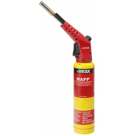 Virax -Kit Chalumeau à Gaz MAPP® Pro Ø 54 Mm 2400°C 3 Virax -Kit Chalumeau à Gaz MAPP® Pro Ø 54 Mm 2400°C