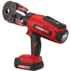 Pince à Sertir électro-mécanique Viper® M21 Avec Pince Mère Et Cinq Inserts V Ø12, Ø14 Ø16, Ø18 Et Ø22 (cuivre) - Virax