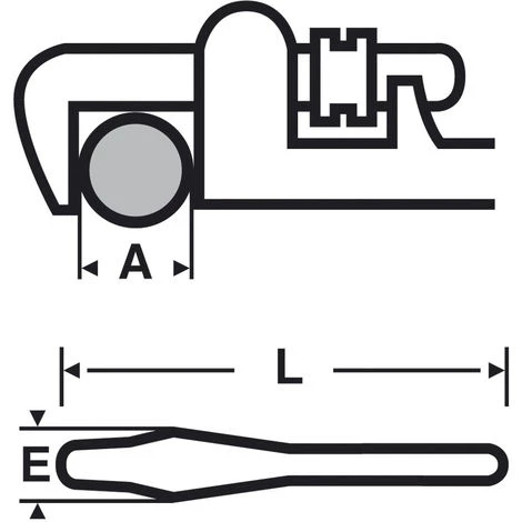 Clé Viragrip Tubar “bec De Canard” 60 Mm En Aluminium | 013618 - Virax 5 Clé Viragrip Tubar “bec De Canard” 60 Mm En Aluminium | 013618 - Virax – Image 3