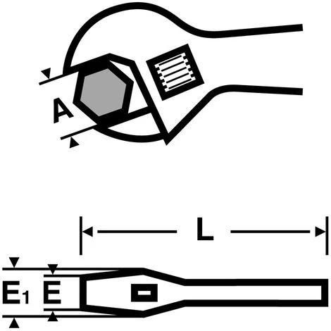 Clé à Molette 6" 150 Mm | 017006 - Virax 4 Clé à Molette 6" 150 Mm | 017006 - Virax – Image 2
