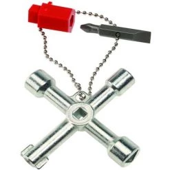 Clé En Croix Universelle VIRAX 6 Empreintes - Spécial électricien - 261502