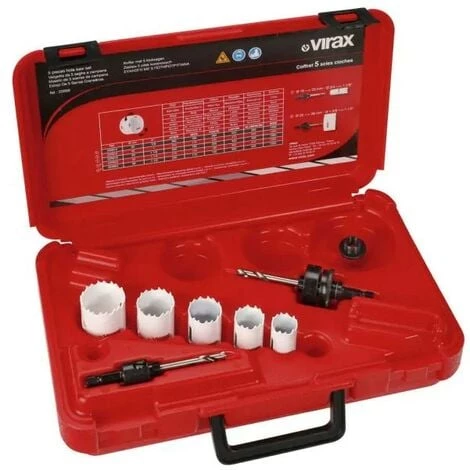 VIRAX - Coffret De Scies Cloches | Kit De Base - Coffret 5 Scies Cloches 3 VIRAX - Coffret De Scies Cloches | Kit De Base - Coffret 5 Scies Cloches